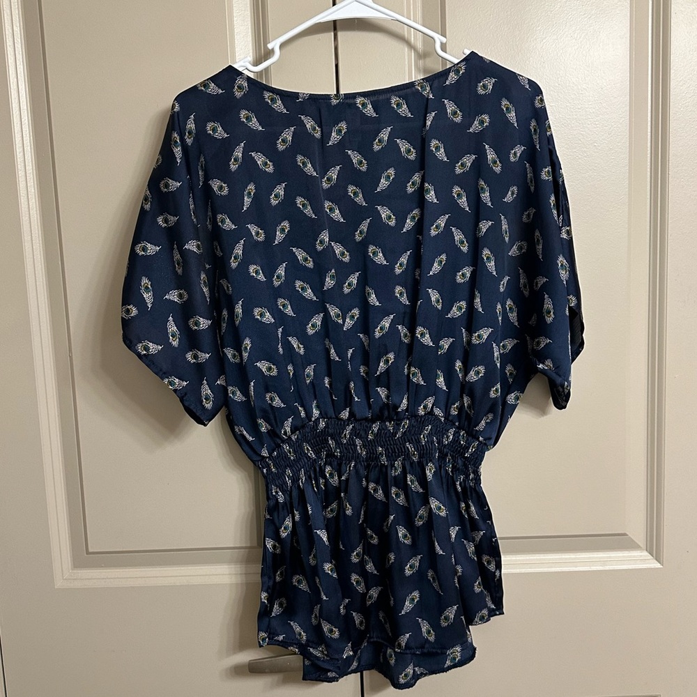 Navy Blouse
